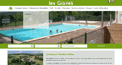 Desktop Screenshot of camping-lesgraves.com